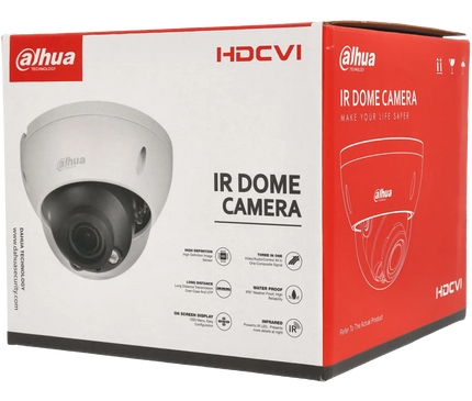 Dahua Dahua HAC-HDBW1500R-Z-S2, 5MP HD-CVI Dome 2.7-12mm Motorzoomlens