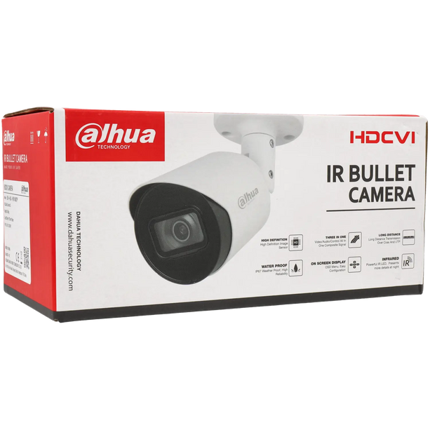 Dahua Dahua HAC-HFW1200T, 2MP HD-CVI Bullet 2.8mm IR 30m