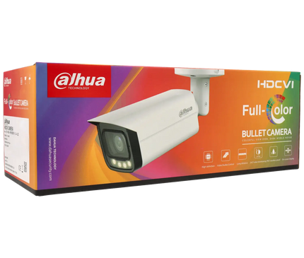 Dahua Dahua HAC-HFW1239TU-Z-A-LED-S2, 2MP HD-CVI Full-Color Bullet 2.7 - 13.5mm motor zoom lens