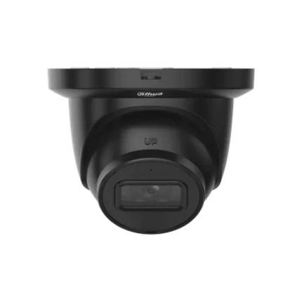 Dahua Dahua IPC-HDW2441TM-S 4MP IR WizSense Turret IR-LEDs, SD-Steckplatz, PoE, integriertes Mikrofon. Schwarz