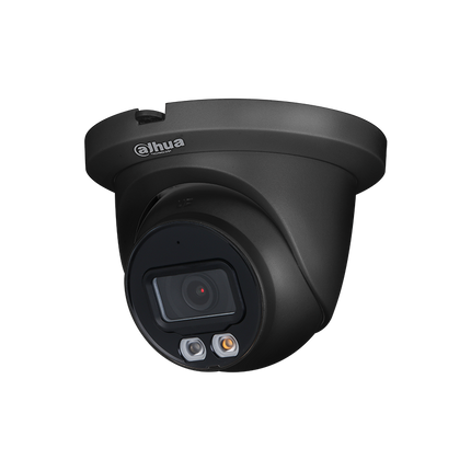 Dahua Dahua IPC-HDW2449TM-S-IL 4Mp 2.8mm H.265 Smart Dual Light Full Color, PoE Black