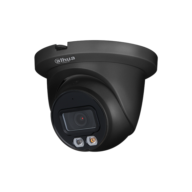 Dahua Dahua IPC-HDW2449TM-S-IL 4Mp 2.8mm H.265 Smart Dual Light Full Color, PoE  Black