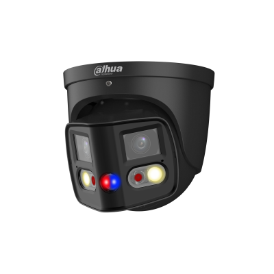 Dahua Dahua IPC-PDW3849P-A180-AS-PV Noir 8MP TiOC Eyeball 180° double objectif