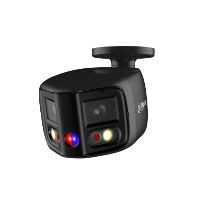 Dahua Dahua IPC-PFW3849SP, WizSense 8Mp Tioc Dual-Lens Bullet netwerkcamera 180° Zwart