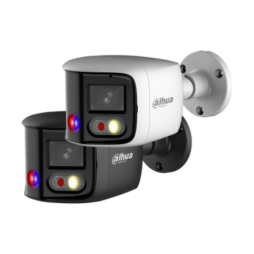 Dahua Dahua IPC-PFW3849SP, WizSense 8Mp Tioc Dual-Lens Bullet netwerkcamera 180°