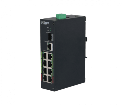 Dahua Dahua LR2110-8ET-120-V2, 8x PoE Switch (120W), 1x Uplink, 1x SFP