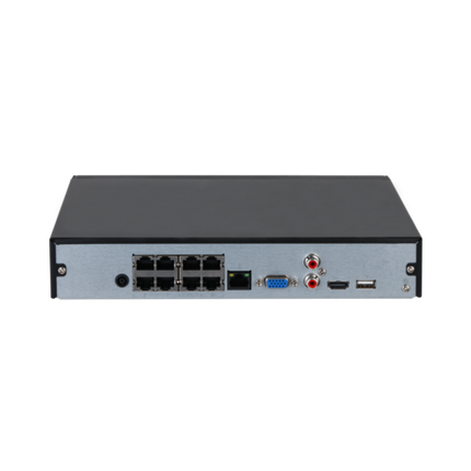 Dahua Dahua NVR2108HS-8P-4KS3, 8 Kanaals Compact NVR, Ultra HD, PoE DEMO inclusief 1TBHDD!