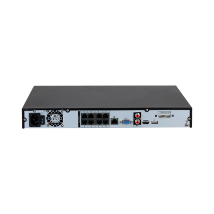 Dahua Dahua NVR4208-8P-EI, 8x PoE, Zonder Opslag, Geschikt voor 8 IP camera's