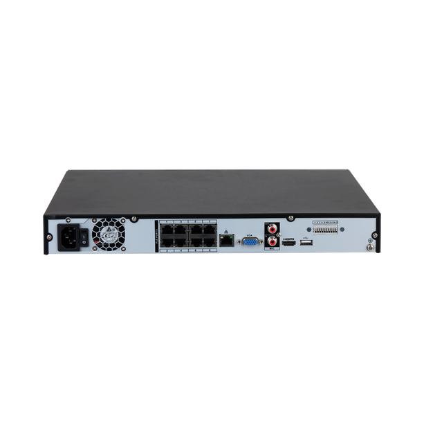 Dahua Dahua NVR4208-8P-EI, 8x PoE, Without Storage, Suitable for 8 IP cameras