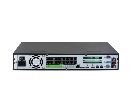 Dahua Dahua NVR5432-16P-EI, 16x PoE, Zonder Opslag, Geschikt voor 32 IP camera's