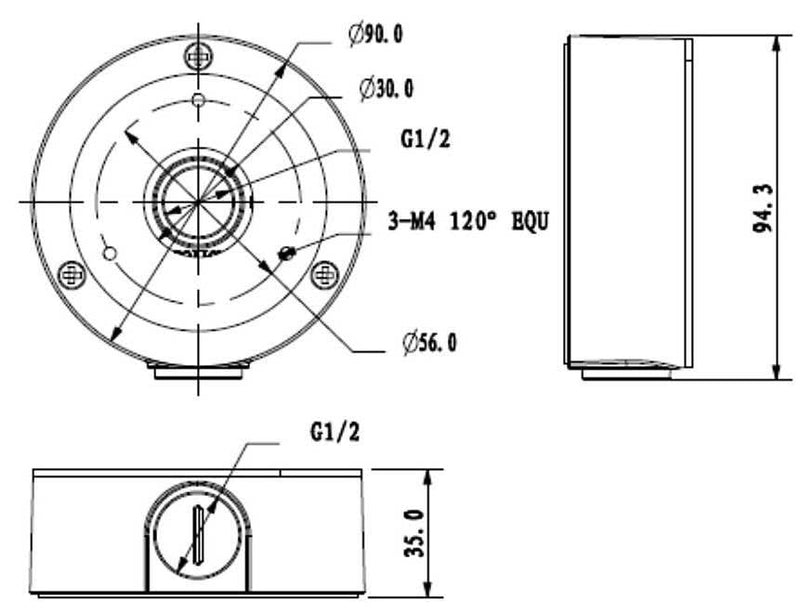 Dahua Dahua PFA134 Mounting box