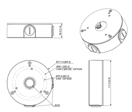 Dahua Dahua PFA13G montagebox