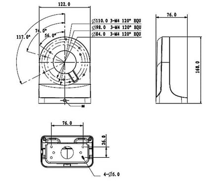 Dahua Dahua PFB203W Wall Bracket