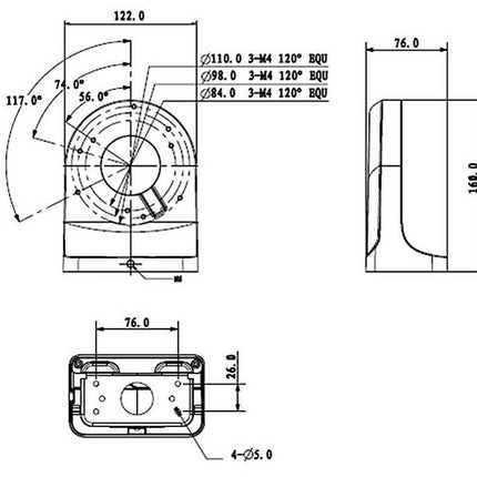 Dahua Dahua PFB203W Wall Bracket