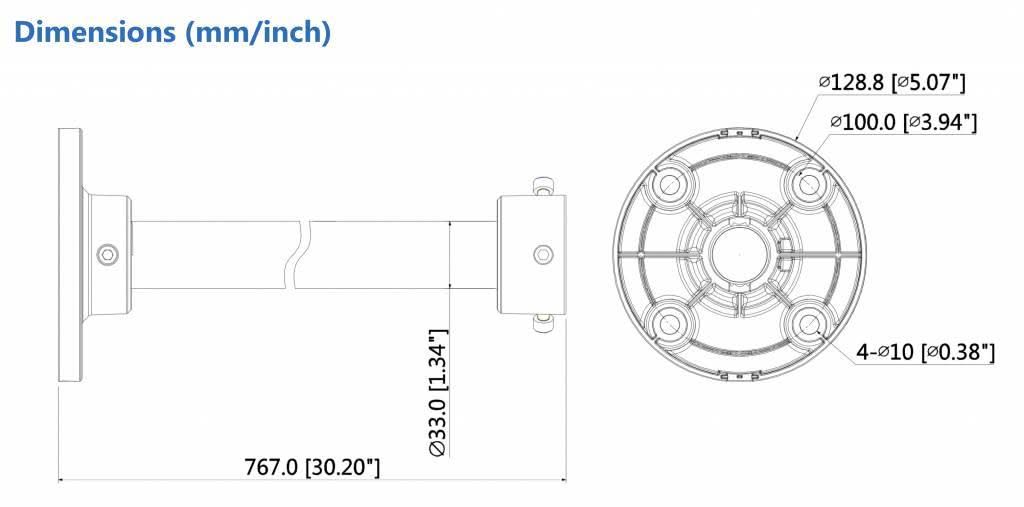 Dahua Dahua PFB220C ceiling mount