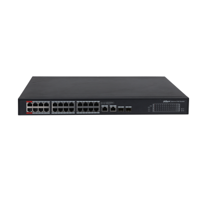Dahua Dahua PFS3228-24GT-360 24x PoE Gigabit Switch 360W 2x SFP and 2x RJ45 Uplink