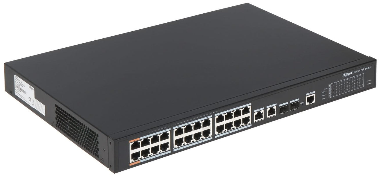 Dahua Dahua PFS4226-24ET-360, 24-port 100 Mbps + 2-port Gigabit PoE Switch, OFFER