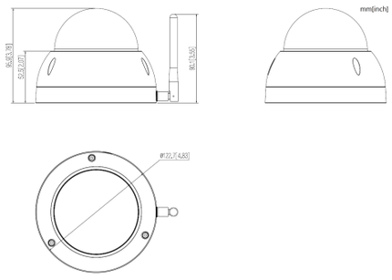 Dahua Dahua SD22204DB-GNY-W 2MP Wi-Fi Starlight D/N Mini PTZ Dome 4x Optical Zoom