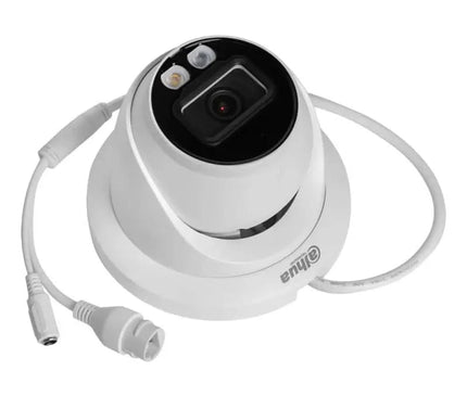 Dahua Dahua Set 3x Turret 8MP 4K Full-Color + Recorder & Bekabeling