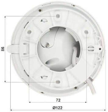 Dahua Dahua Set 3x Turret 8MP + Recorder & Bekabeling