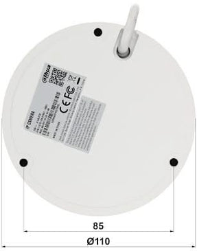 Dahua Dahua Set 4x Dome 8MP + Recorder & Bekabeling