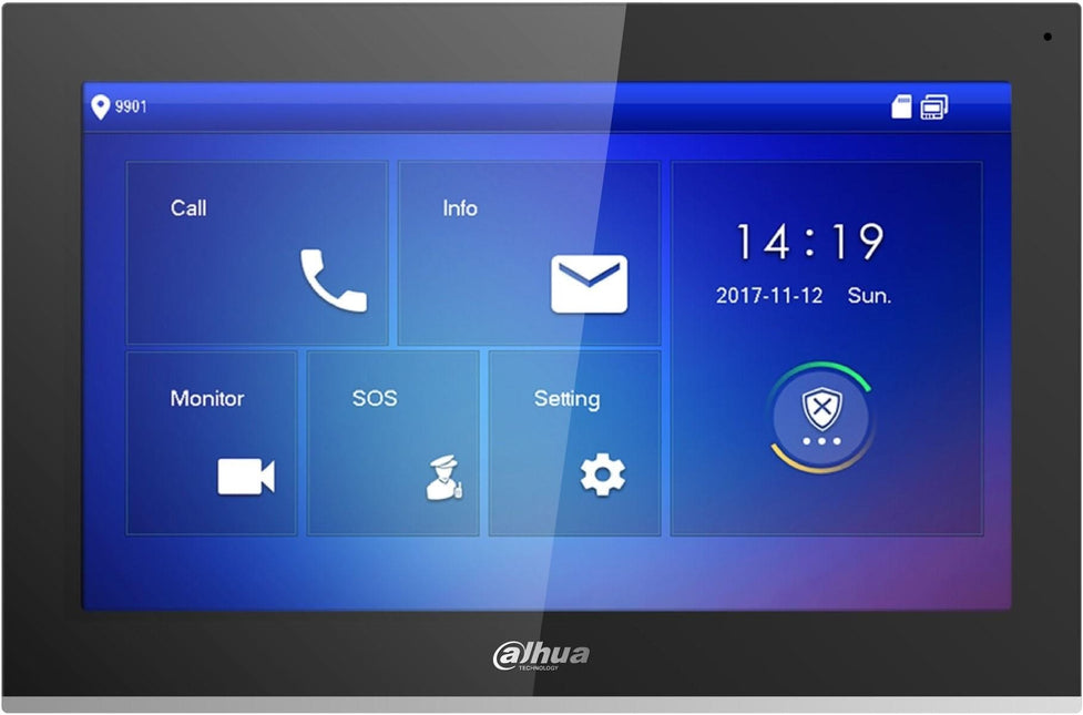 Dahua Dahua VTH5422HB Video Intercom 7" binnenpost PoE en 2-Draads zwart