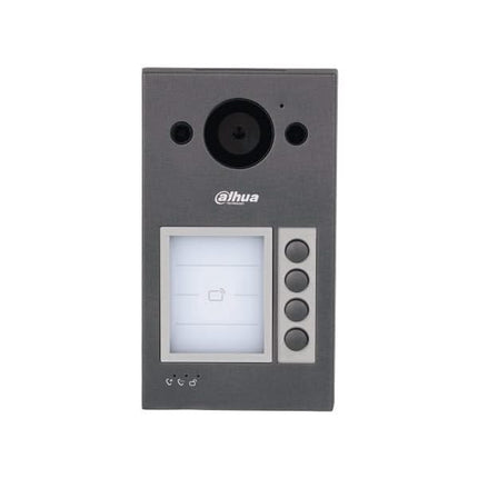 Dahua Dahua VTO3312Q-P, Interphone vidéo pour poste extérieur à 4 boutons PoE et 2 fils avec Proximité