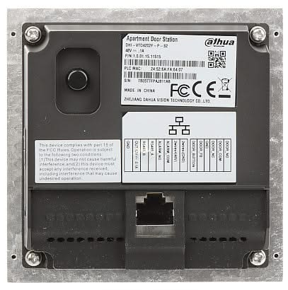 Dahua Dahua VTO4202F-P-S2 Video Intercom Camera Hoofdmodule