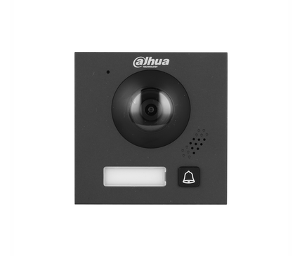 Dahua Dahua VTO4202FB-P1 Video Intercom Camera Hoofdmodule Zwart met 1 beldrukker