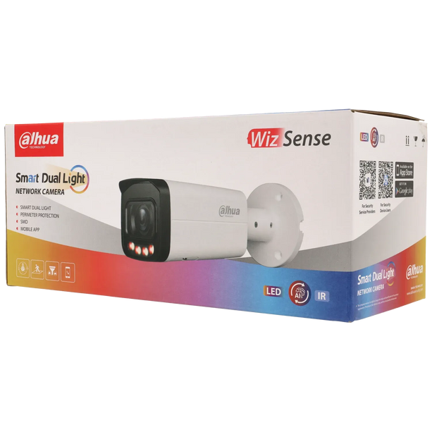 Dahua IPC-HFW2849T-ZAS-IL Bullet Zoom Objektiv 2.7-13.5mm, 8MP/4K PoE, Dual Licht