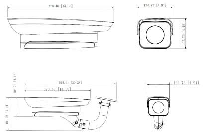 Dahua ITC237-PW6M-IRLZF1050-B 2MP WDR D/N 5-50mm Varifocal Lens incl. Montagebeugel