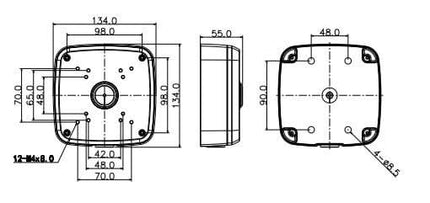 Dahua PFA121 montage box