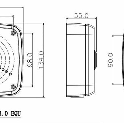 Dahua PFA122 montage box