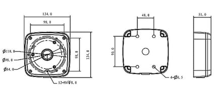 Dahua PFA123 montage box