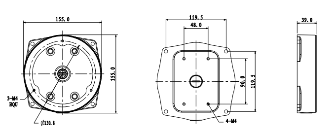 Dahua PFA132 Einbaudose