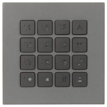 Dahua VTO4202FB-MK keyboard module Zwart