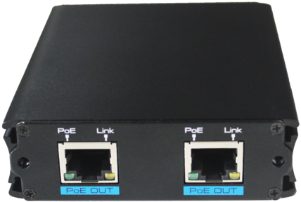 Elbac PoE splitter 1x input and 2x output
