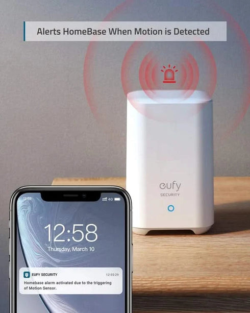 Eufy Eufy Motion Detector Wireless White Wall Mounted