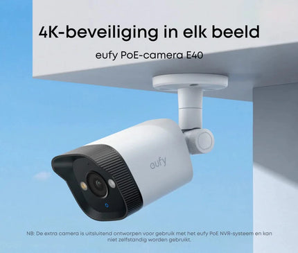 Eufy Eufy Eufycam E40 8MP 4K Bullet PoE Add-On camera