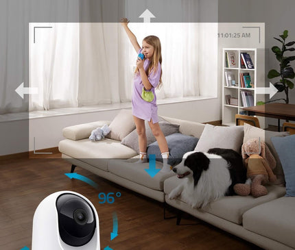 Eufy Eufy Indoor Cam, Pan & Tilt draaibaar 2K