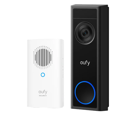 Eufy Eufy Smart Video Doorbell Kit, Battery-Powered, 1080p, Wireless Chime