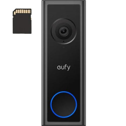 Eufy Sonnette vidéo C31 avec carte SD 32GB, rechargeable