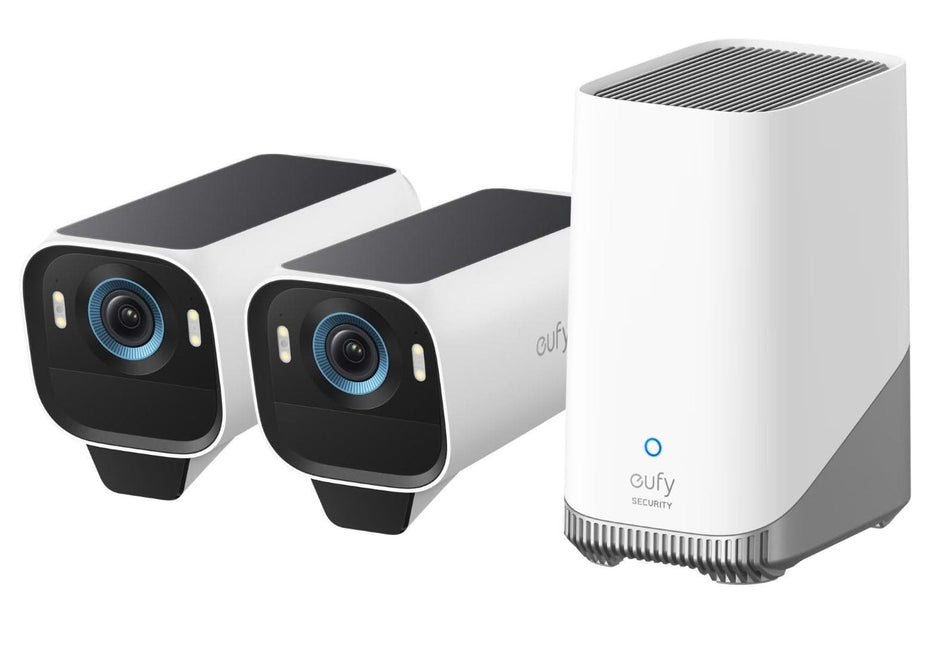 Eufy EufyCam S3 Pro, Duo Pack mit HomeBase 3