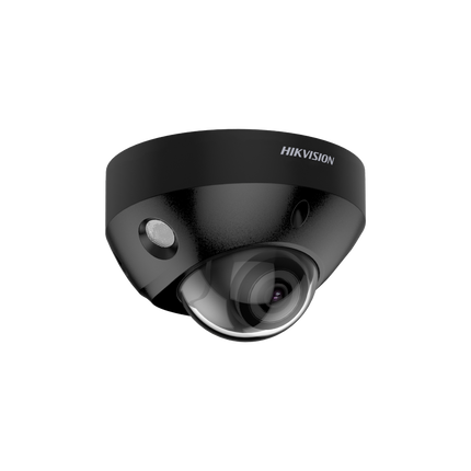 Hikvision DS-2CD2586G2-IS Zwart, 8MP 2.8mm Mini Dome camera met AcuSense en Built-in Mic