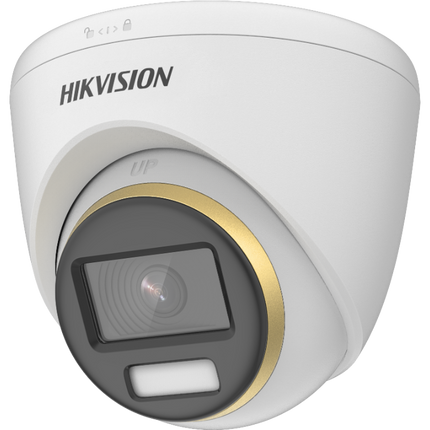 Hikvision DS-2CE72UF3T-E Colorvu TurboHD Coax-PoC 4K camera, Full Color beeld.