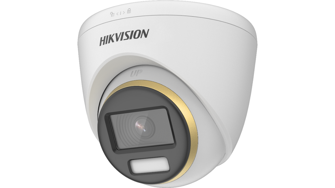 Hikvision DS-2CE72UF3T-E Colorvu TurboHD Coax-PoC 4K camera, Full Color image.