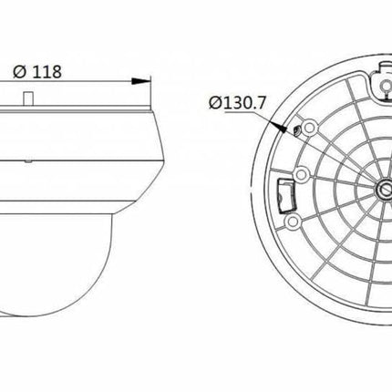 Hikvision DS-2DE2A404IW-DE3/W | 4 Megapixel | Binnen/Buiten | Nachtzicht | Mini | Wifi | 12v/PoE