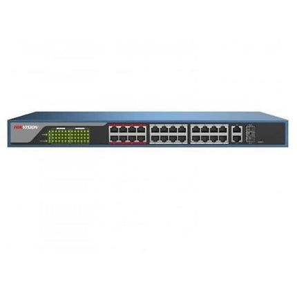 Hikvision DS-3E1526P-EI, commutateur intelligent 26 ports avec 24x PoE, 1000Mb/Gigabit