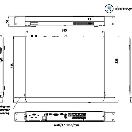 Hikvision DS-7608NI-K2/8P/4G 8-Kanal NVR 4K mit HDMI 4G und PoE