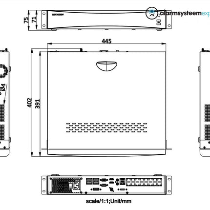 Hikvision DS-7716NXI-I4/16P/S AcuSense NVR 16 Kanal 4K Rekorder, bis zu 12mp, 4x SATA, 16x PoE, DEMO